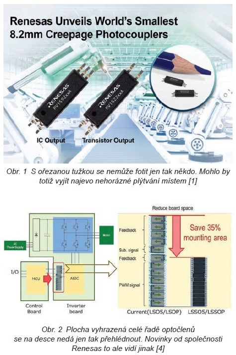 Renesas si posvítil na optočleny.